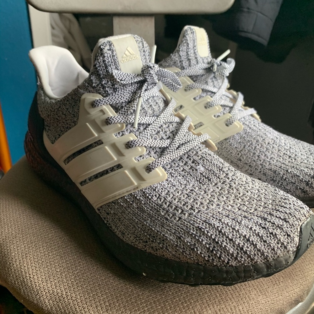Used Adidas Ultraboost 3.0 cookies and cream 12